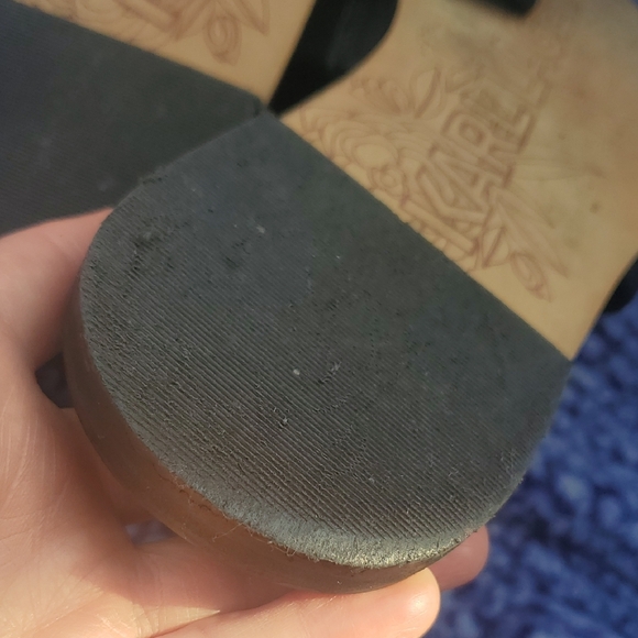 Karl Lagerfeld Elegant Black Slides Upper Leather Size 8.5 - Picture 11 of 16